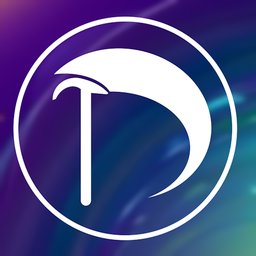 Dlonem's Den server icon — the crescent mark on blurple